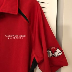 Garner-Webb University Red polo, Men’s Size Large